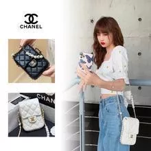 Chanel Pearl Letter Cell Phone Bag